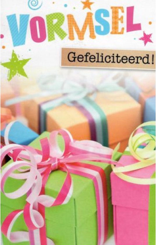 Gefeliciteerd met je vormsel!