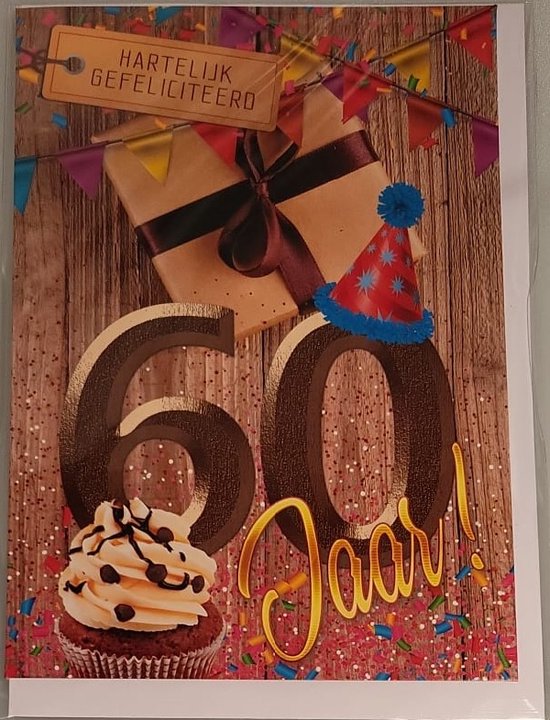 Hartelijk gefeliciteerd met je verjaardag! Je bent 60 jaar geworden.