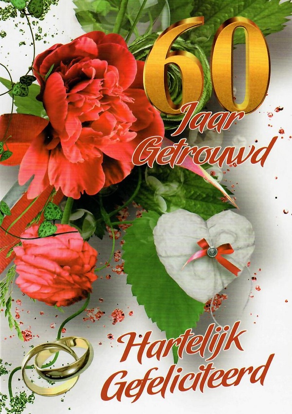 60 jaar getrouwd!