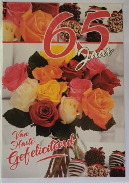 65 jaar! Van harte gefeliciteerd!