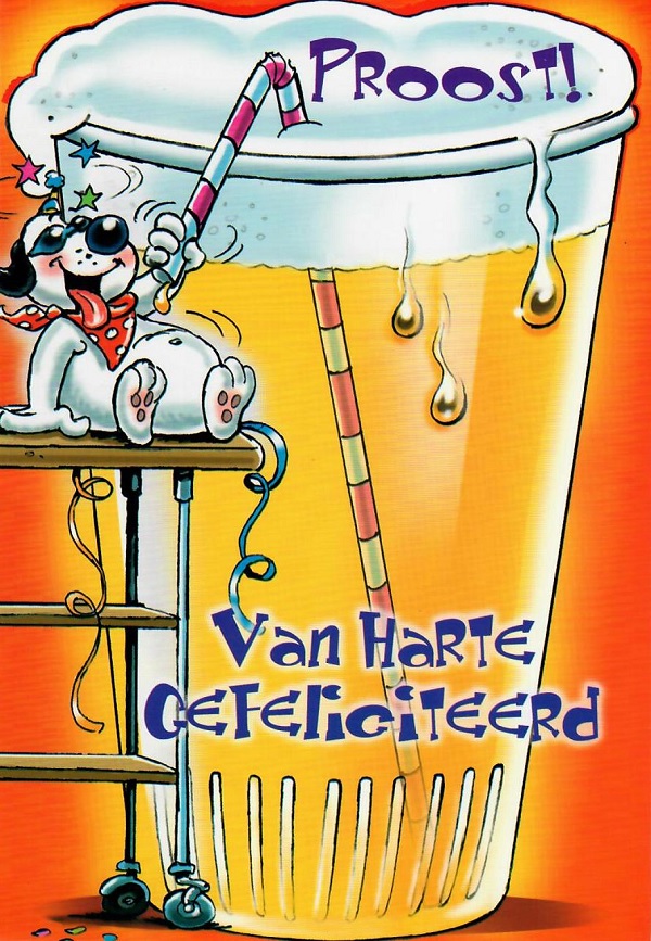 Proost! Van harte gefeliciteerd!