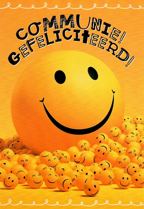 Gefeliciteerd met je communie!