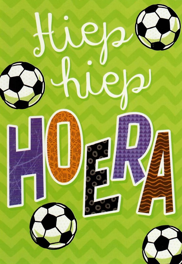 Hiep hiep hoera, van harte gefeliciteerd!