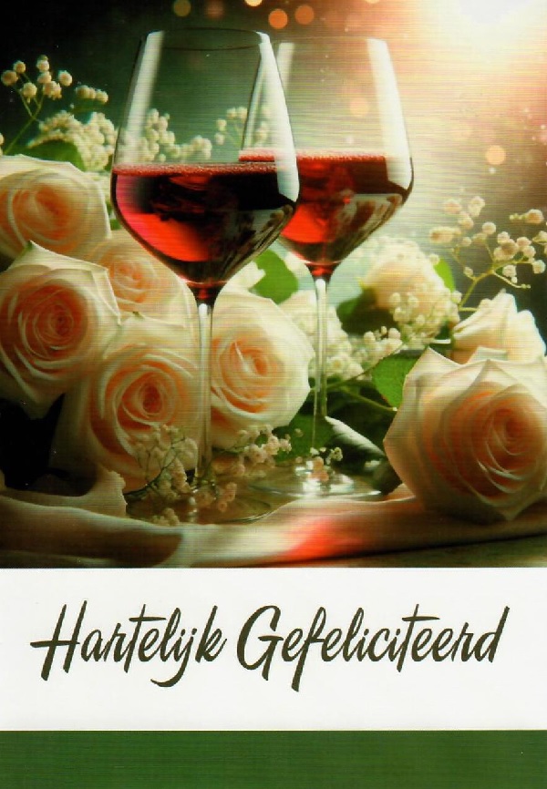Gefeliciteerd en nog vele jaren in goede gezondheid.