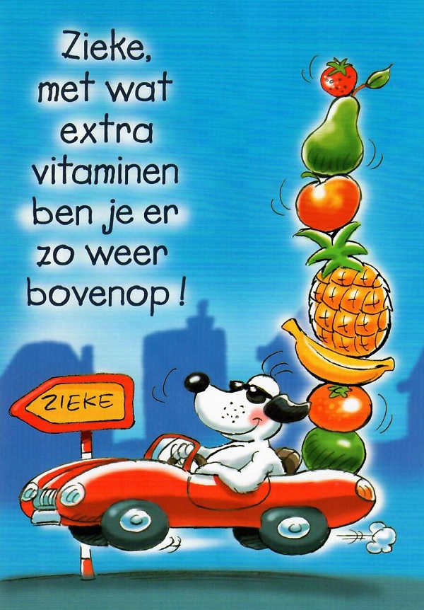 Zieke, met deze vitaminen komt het helemaal goed.
